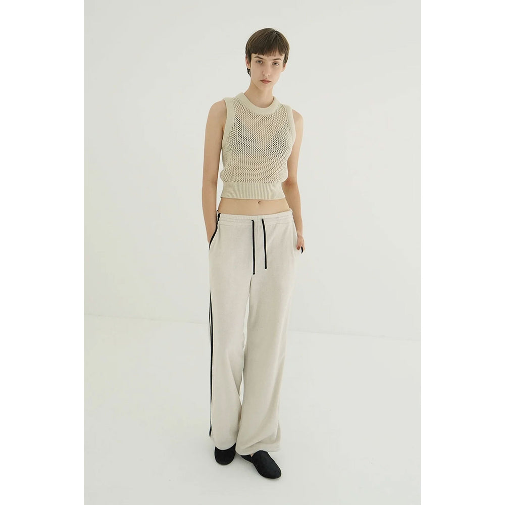 
                  
                    PILE LINE PANTS -IVORY-
                  
                