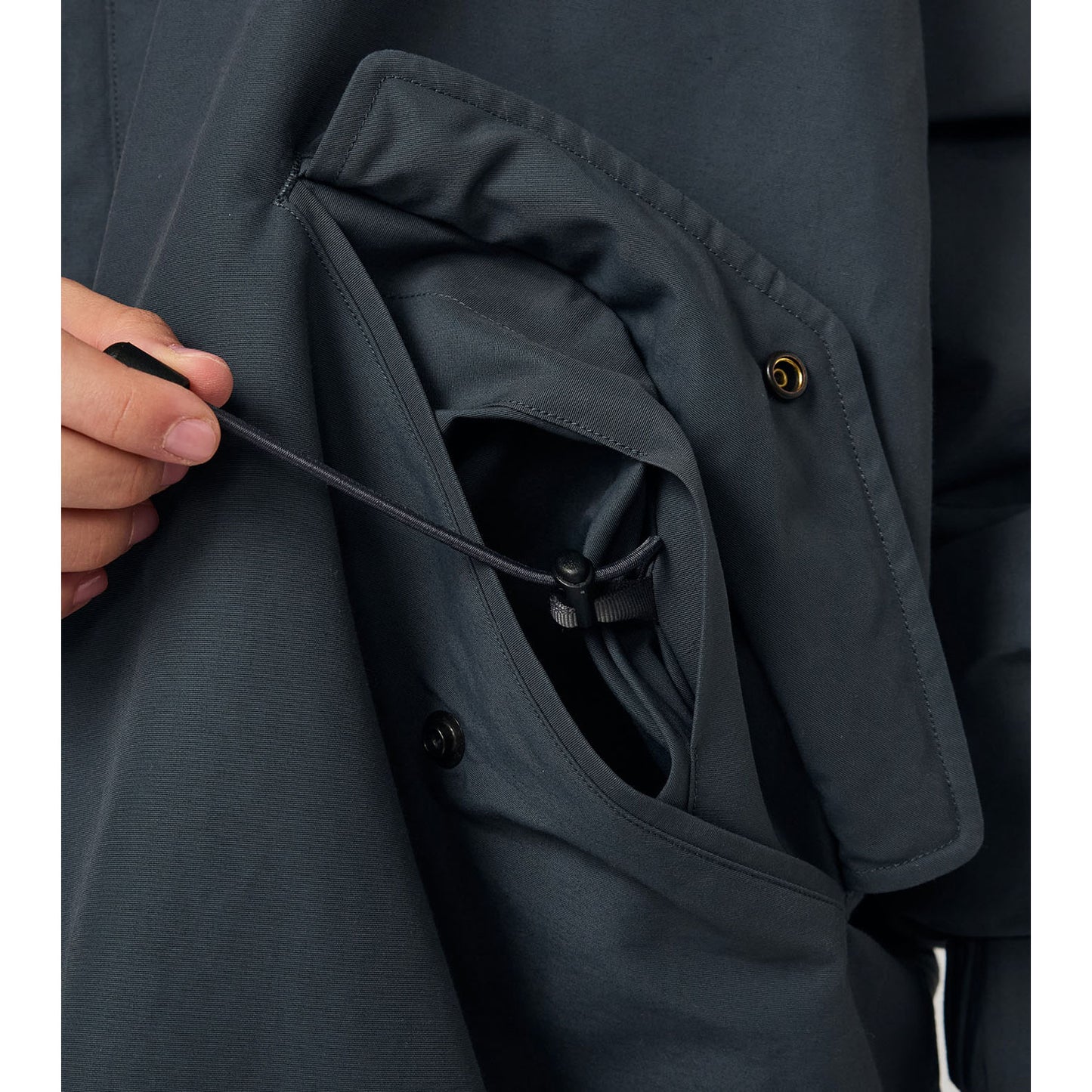 
                  
                    Double Peak Field Down Coat - BLACK -
                  
                