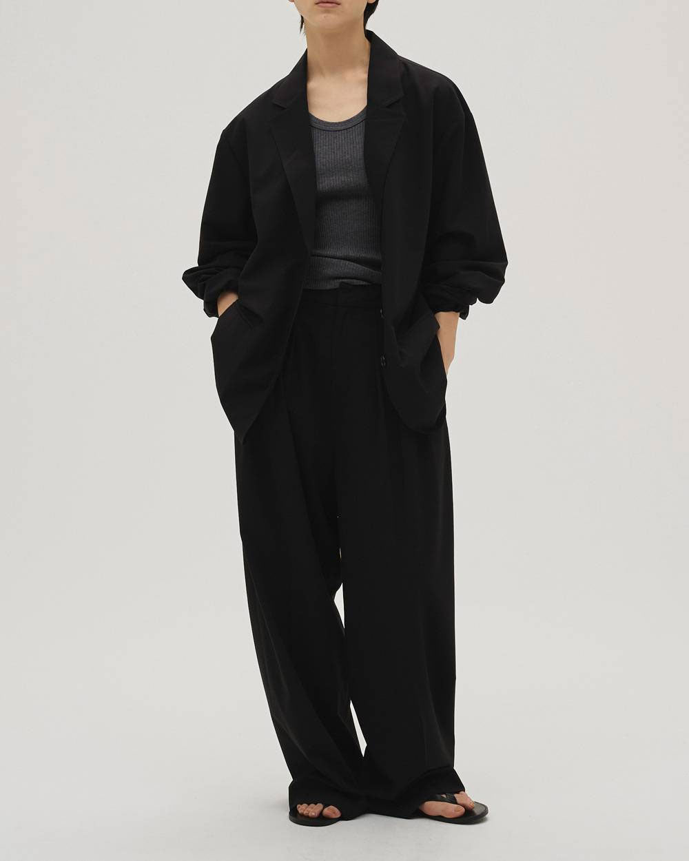 
                  
                    Dry Touch Tuck Trousers -BLACK-
                  
                