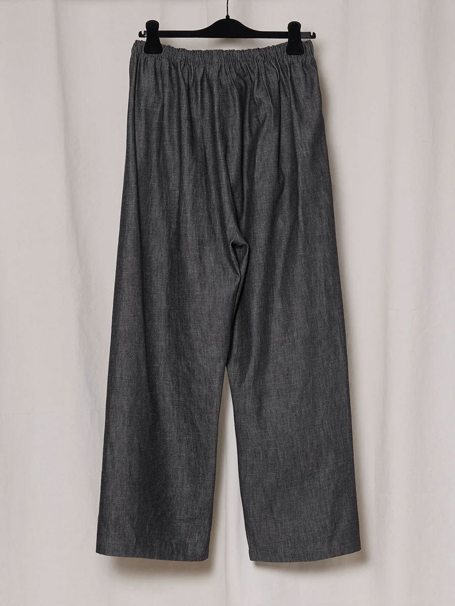 
                  
                    DENIM FLAP POCKET TROUSERS
                  
                