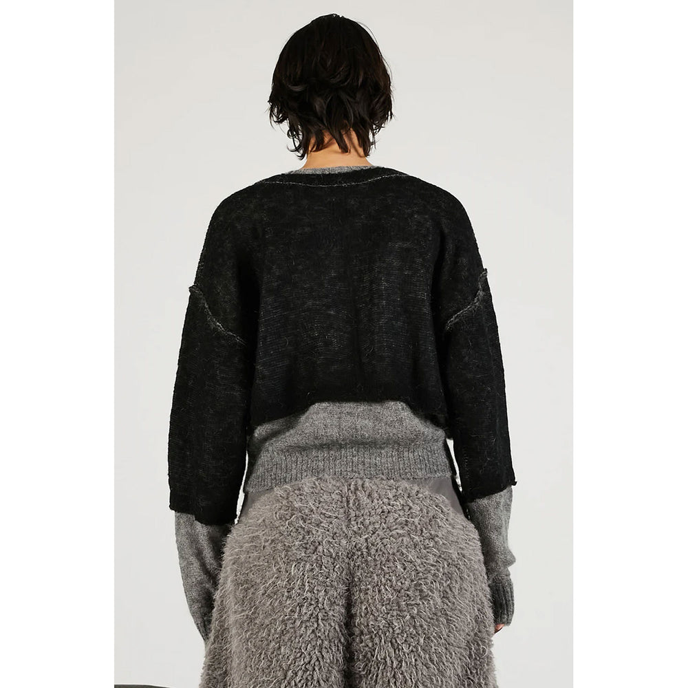 
                  
                    Reversible Mohair Knit -GREY-
                  
                