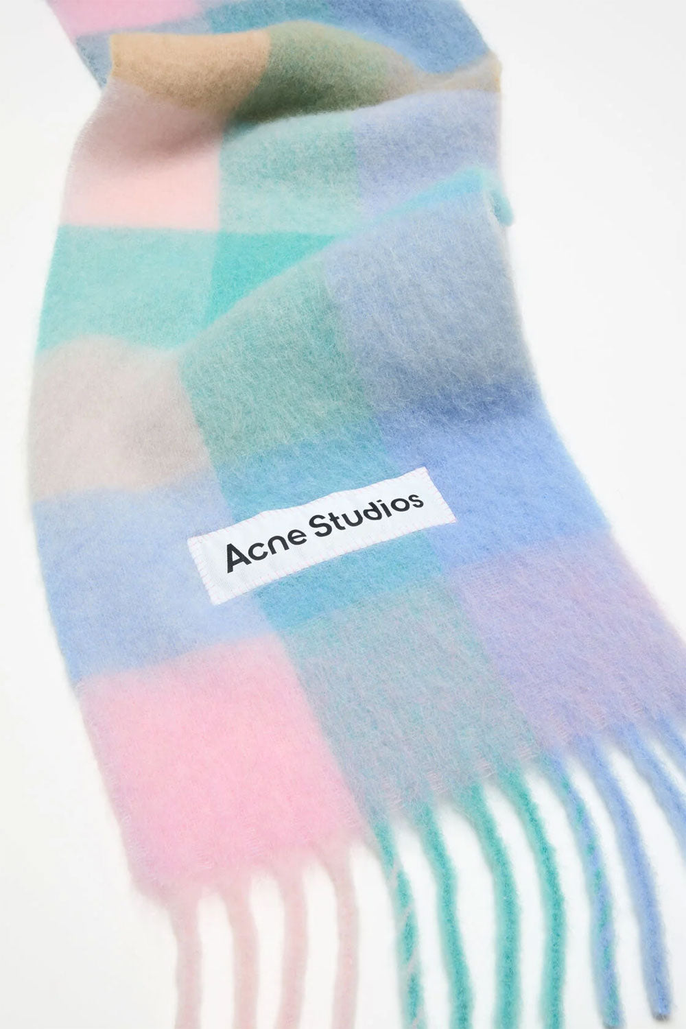 
                  
                    Mohair check scarf
                  
                
