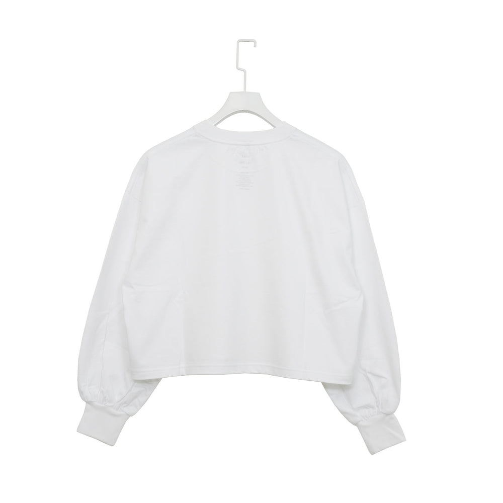 
                  
                    CROPPED LONG-SLV TEE/BIG FIT(6.5OZ)-BLACK-
                  
                