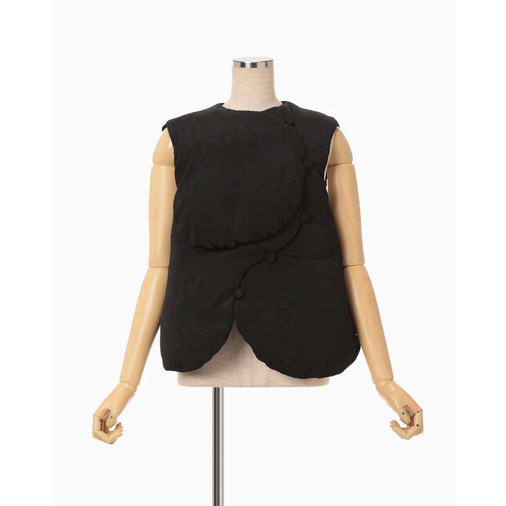 りんご　DOWN VEST ブラック Evisen FUJI REVERSIBLE DOWN VEST Black/Olive - PAGER TOKYO