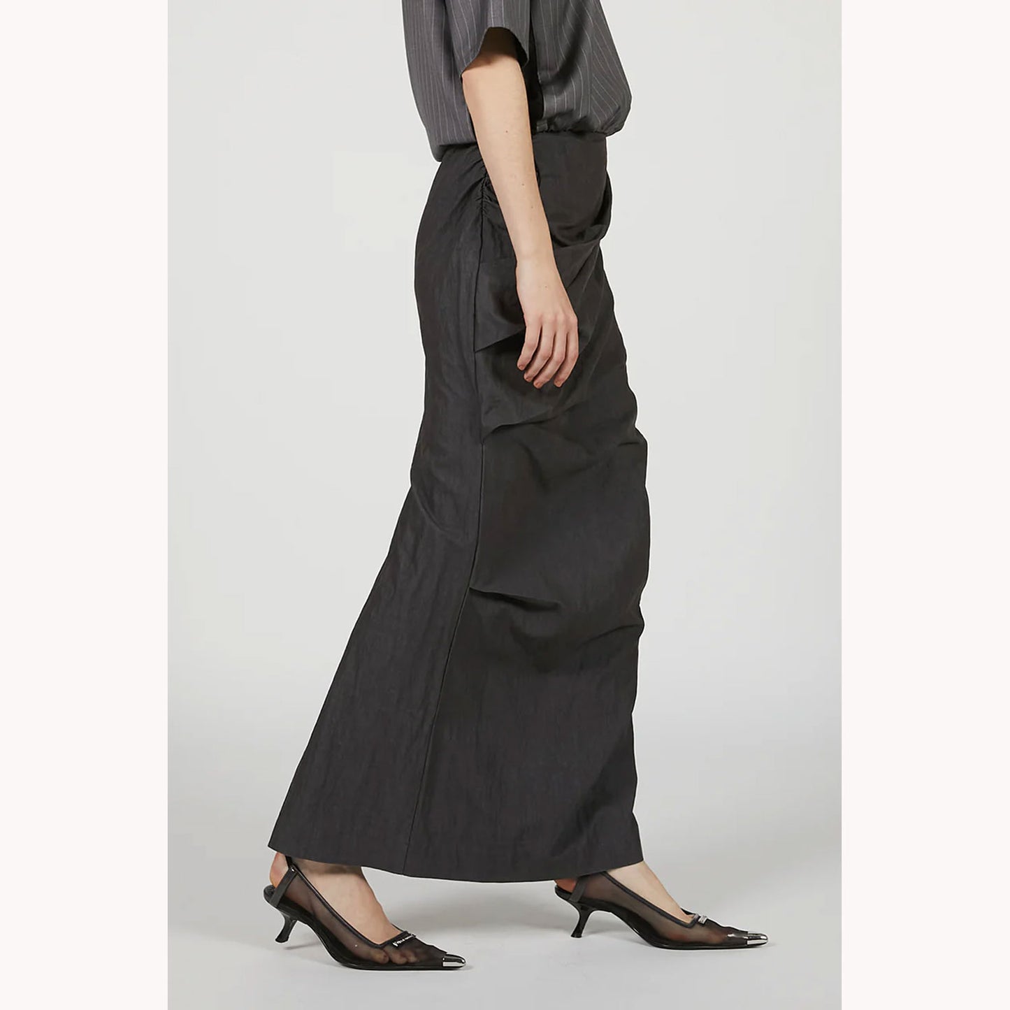 
                  
                    Drape Skirt -GREY-
                  
                