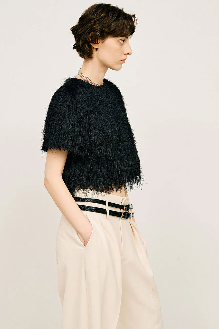 
                  
                    Feather Short Top -BLACK-
                  
                
