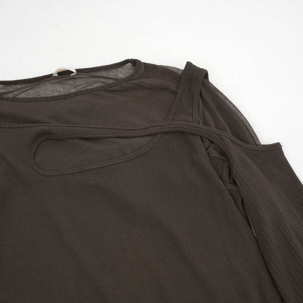 
                  
                    SHEER MAZE TOP-T.MORO-
                  
                