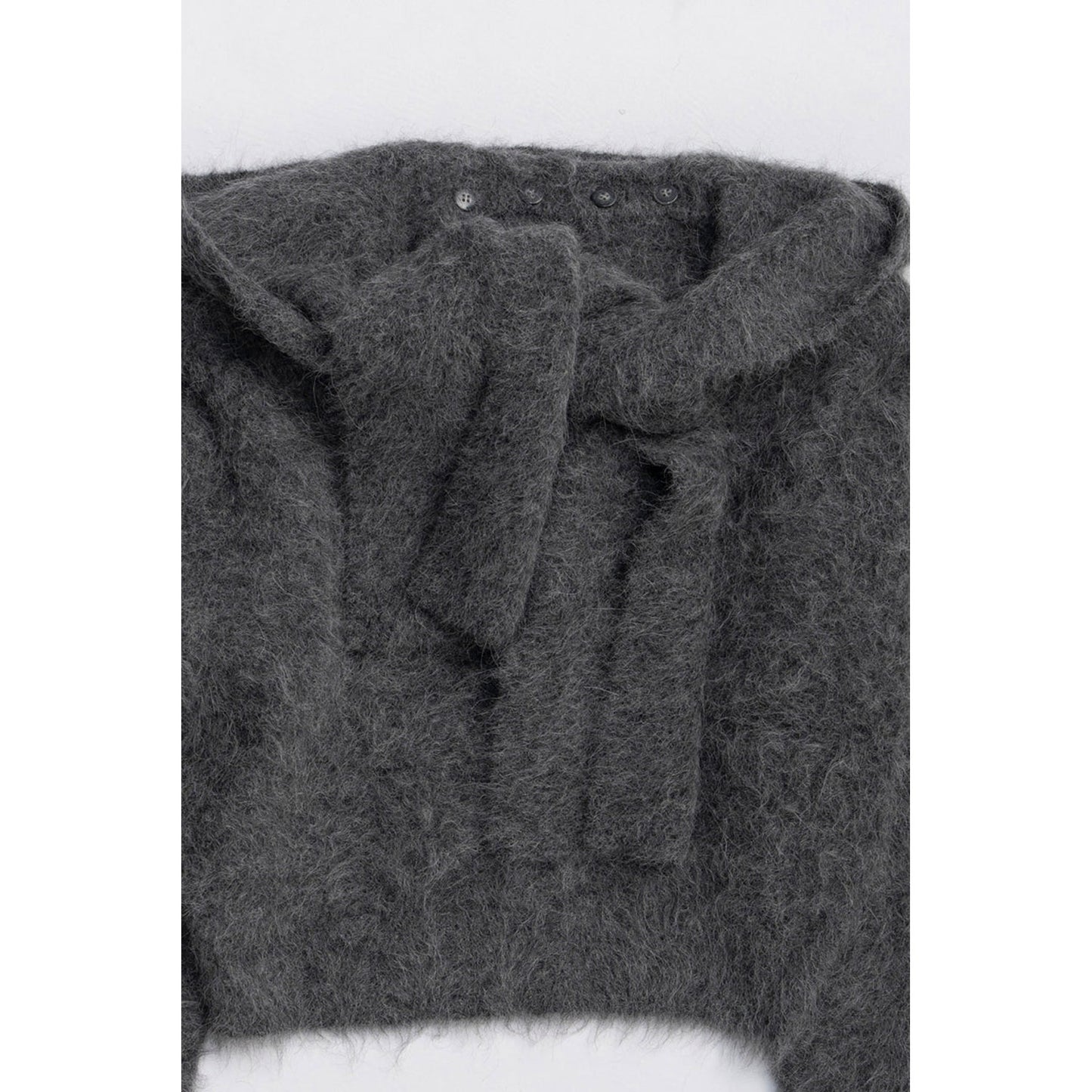 
                  
                    Alpaca Blend 2-Way Hoodie-C.GRY-
                  
                