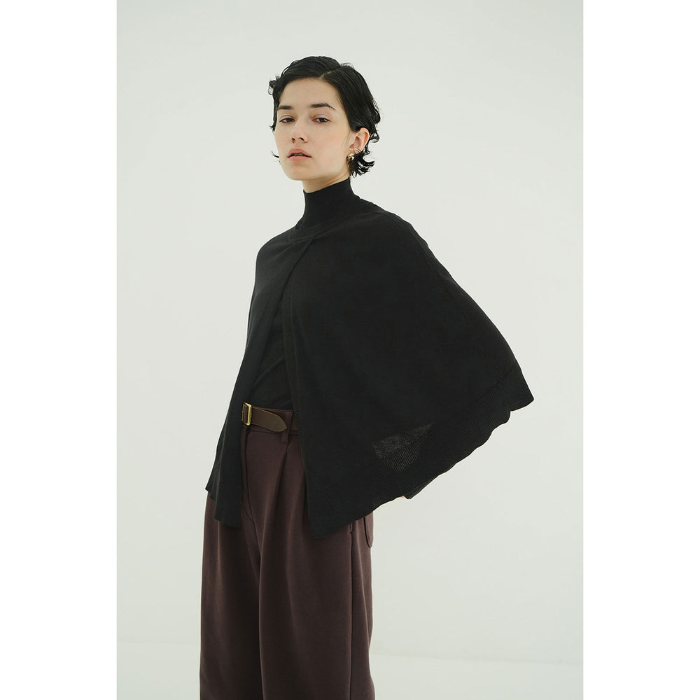 
                  
                    CAPE SET KNIT TOPS -BLACK-
                  
                