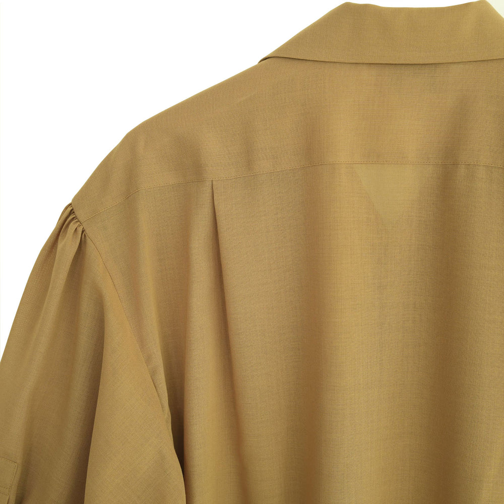 
                  
                    T/W VOILE BALLOON SLEEVE DRESS-CAMEL-
                  
                