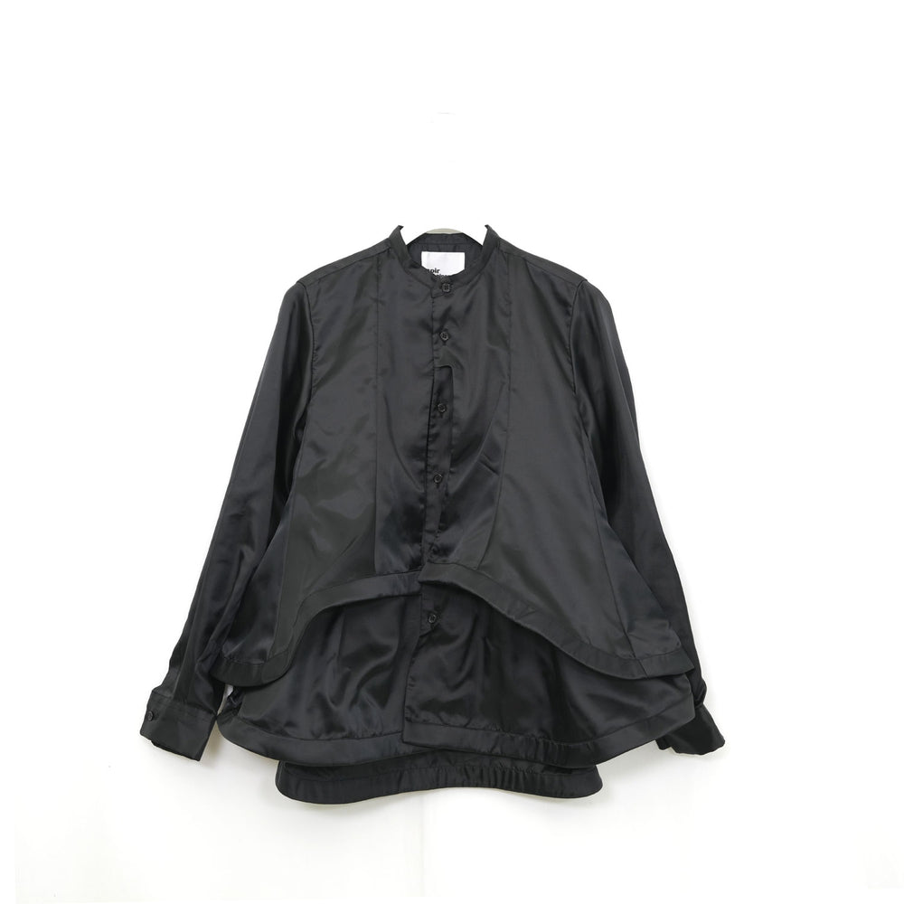フレアシャツ-BLACK-