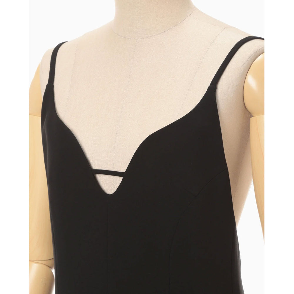 
                  
                    Triacetate Polyester Georgette Jumpsuits - black
                  
                