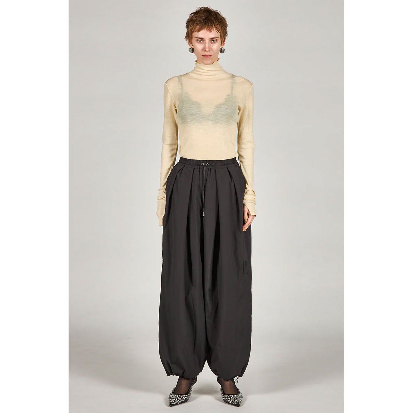 
                  
                    Puffer Easy Pants-BLACK-
                  
                