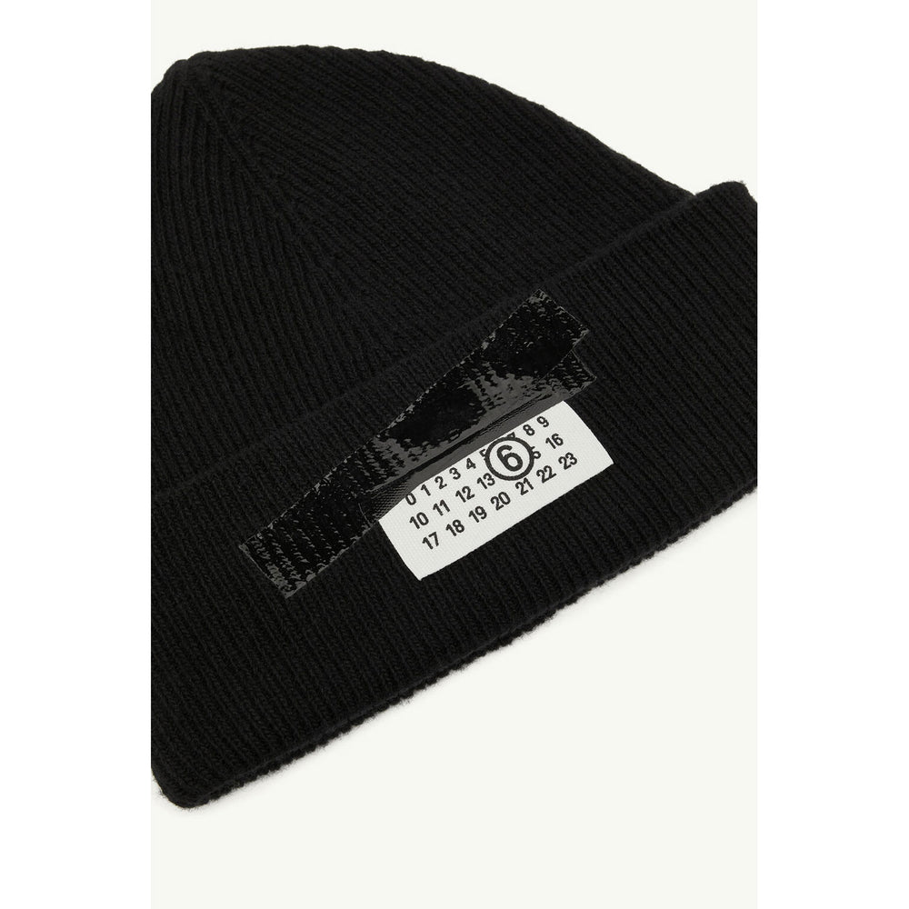 
                  
                    Tape wool-blend beanie
                  
                