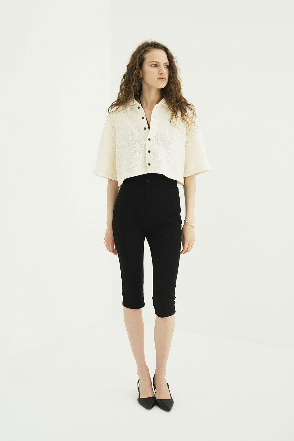 
                  
                    CRISP CROPPED POLO TOPS
                  
                