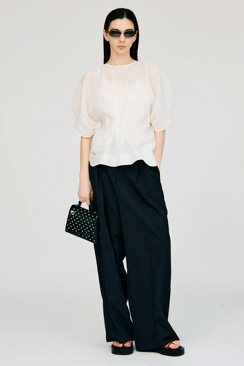 
                  
                    Organza Puff Top
                  
                