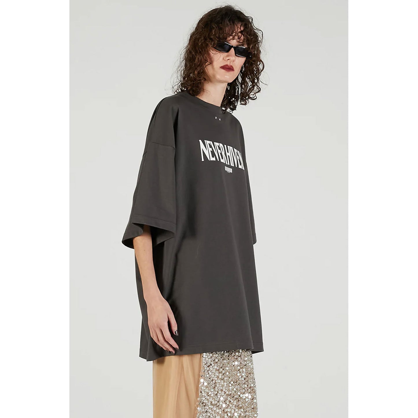 
                  
                    NEVER T-Shirt-C.GREY-
                  
                