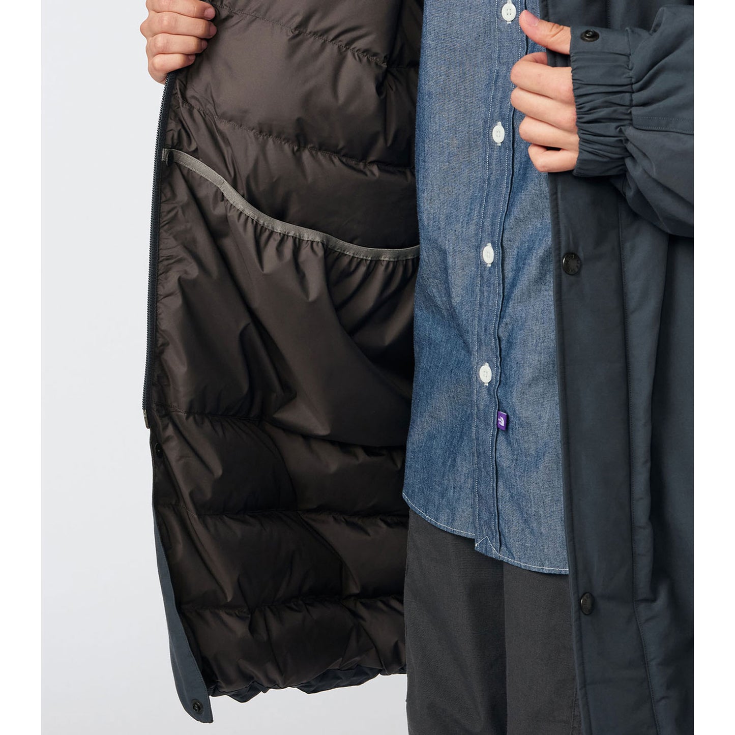 
                  
                    Double Peak Field Down Coat - BLACK -
                  
                