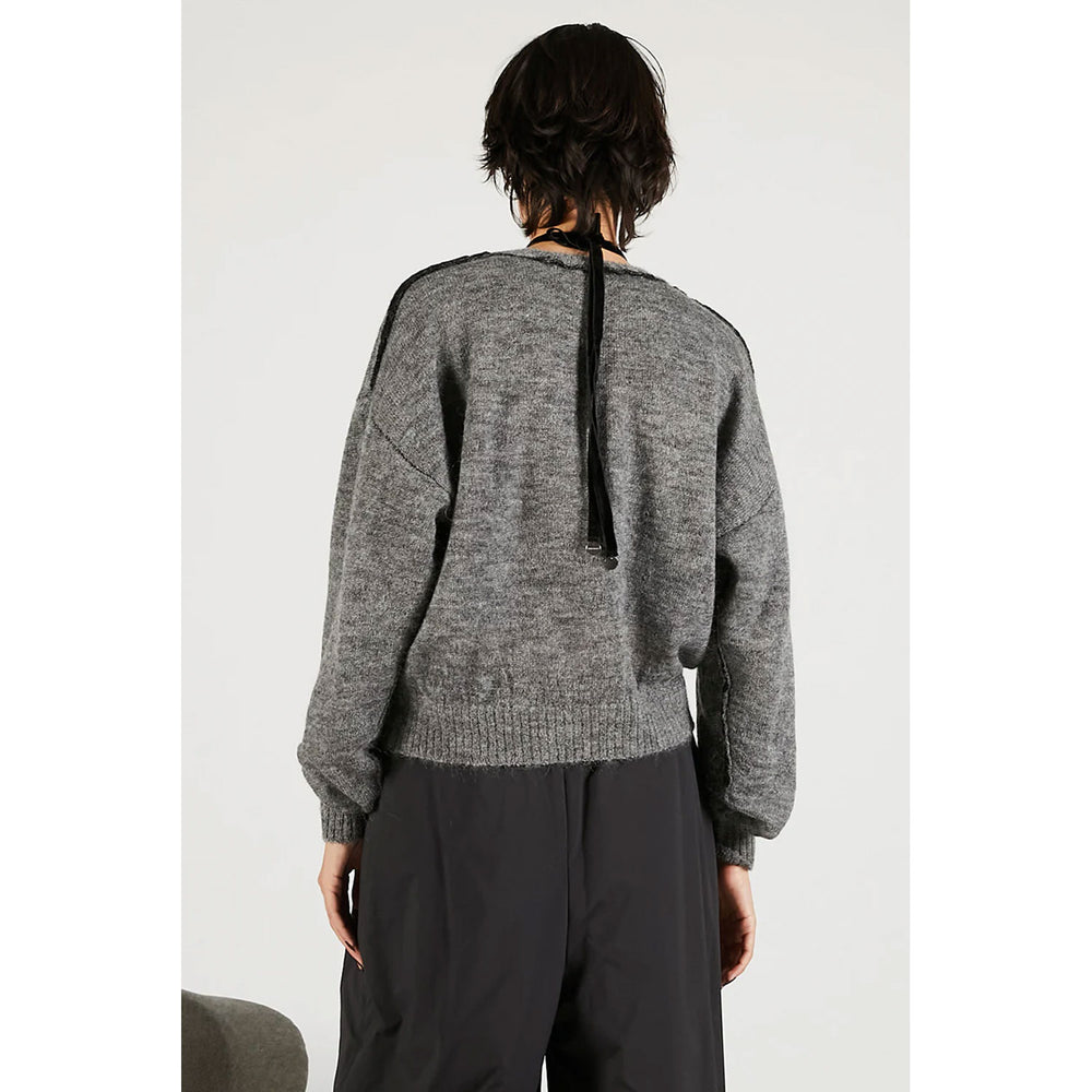 
                  
                    Reversible Mohair Knit -GREY-
                  
                