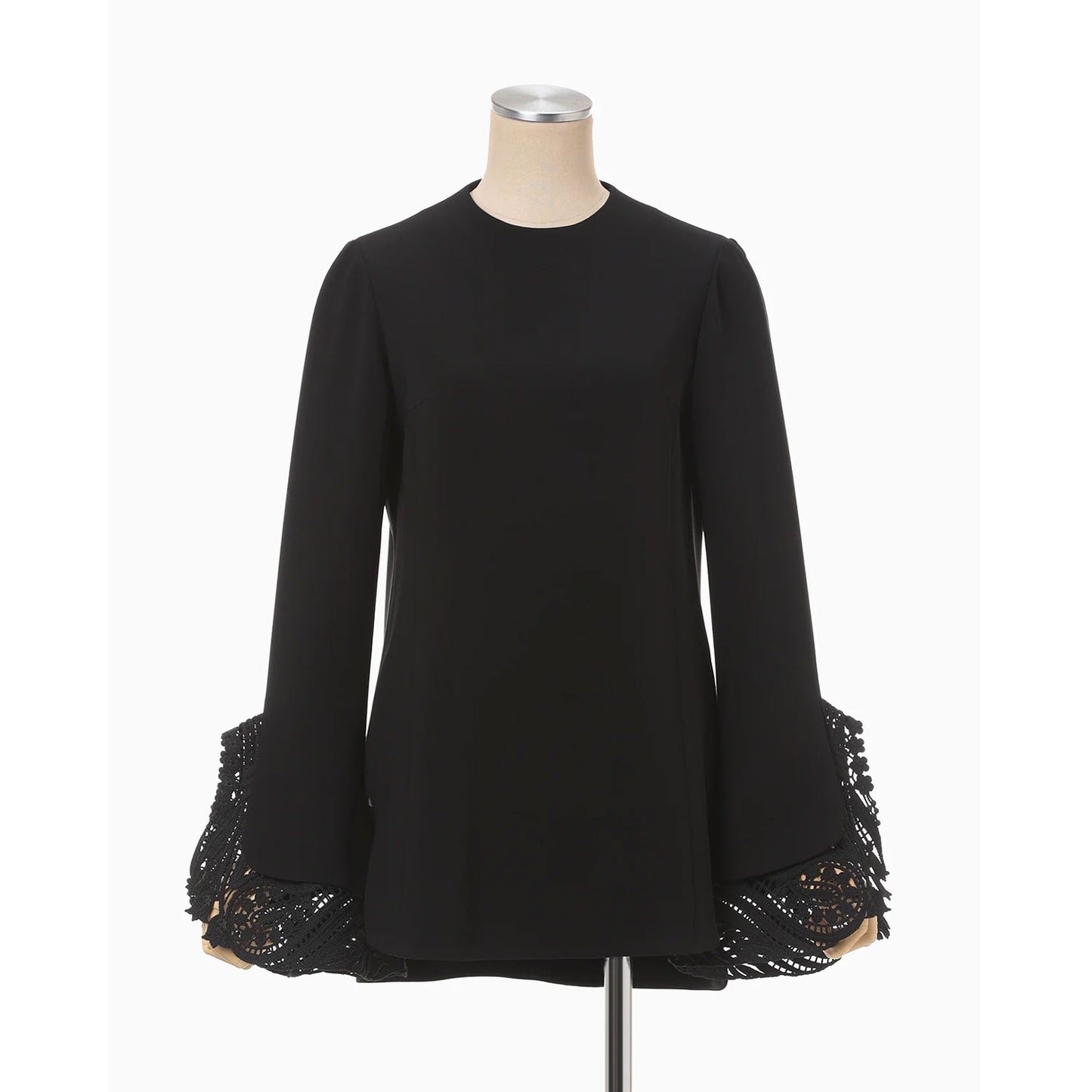 
                  
                    Embroidered Cuffs Top - black
                  
                
