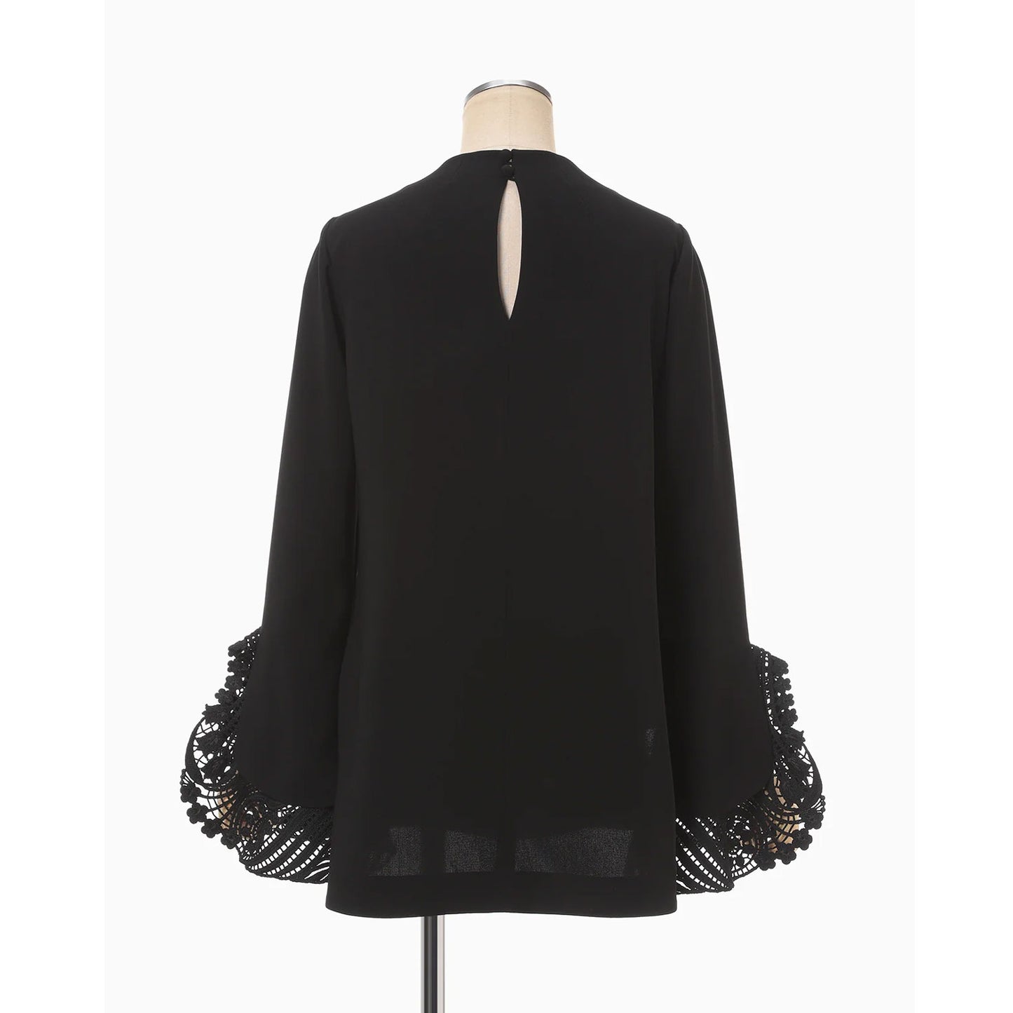 
                  
                    Embroidered Cuffs Top - black
                  
                