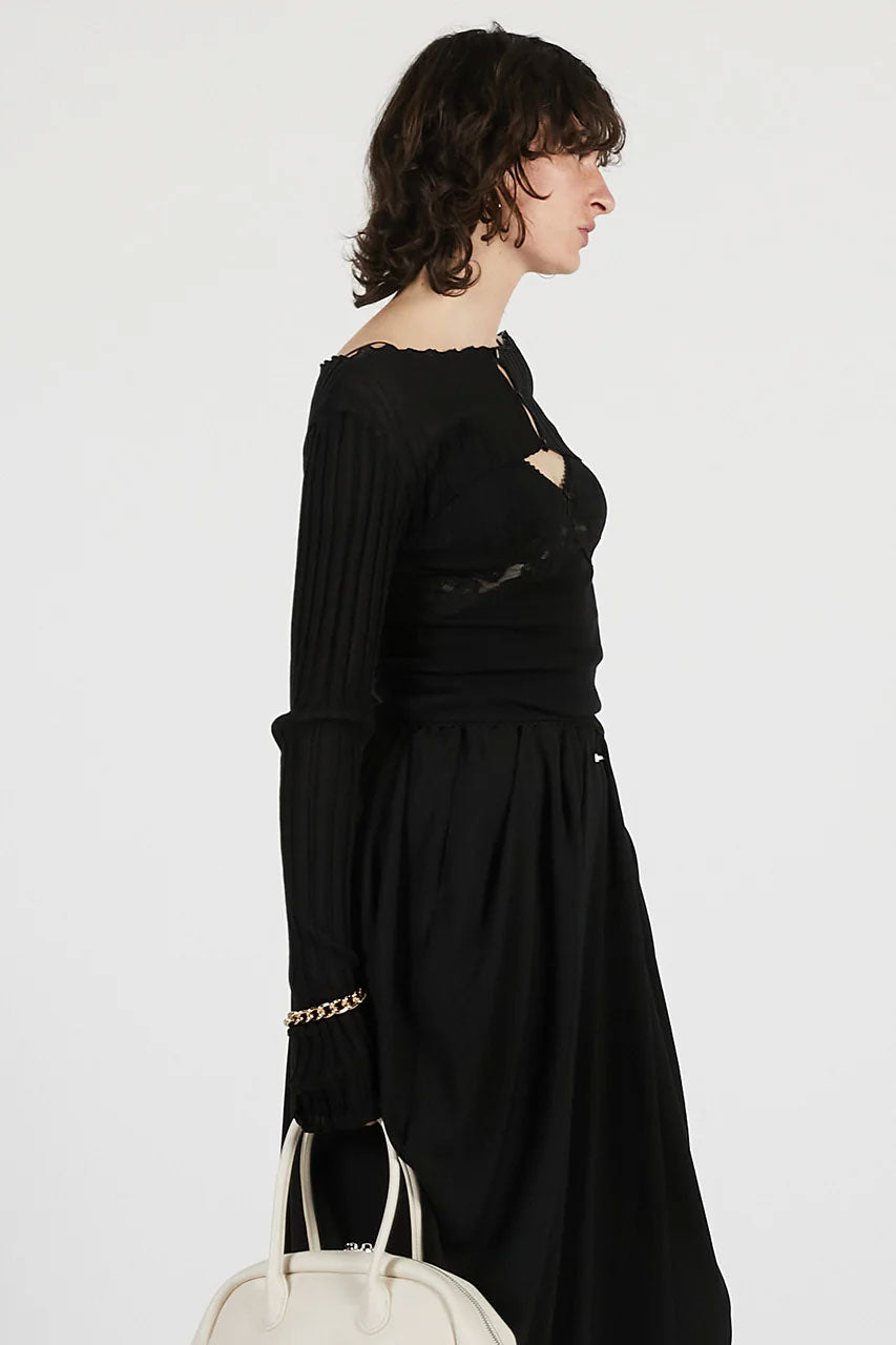 
                  
                    2WAY Sheer Rib Bolero -GRAY-
                  
                