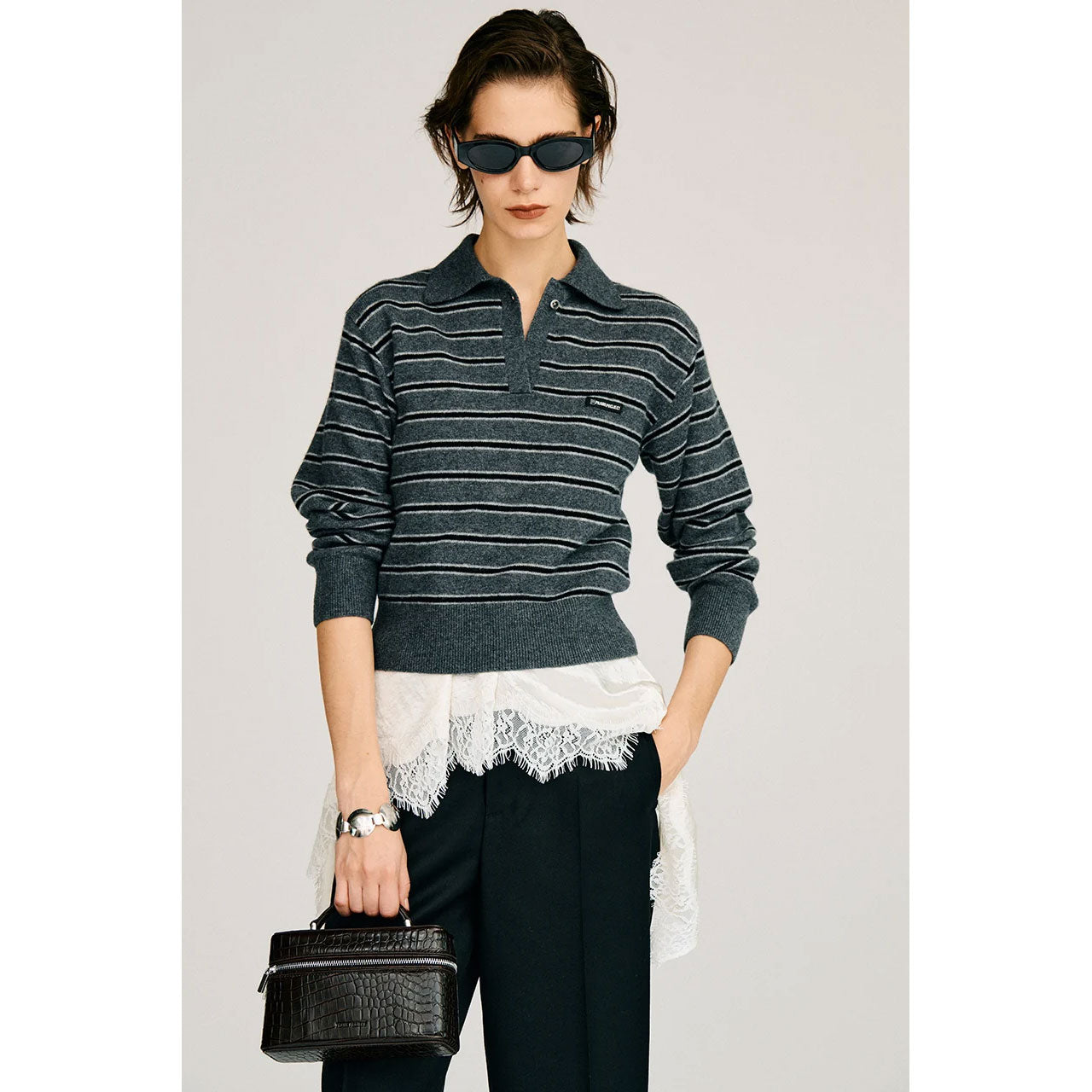 
                  
                    Border Knit Polo
                  
                