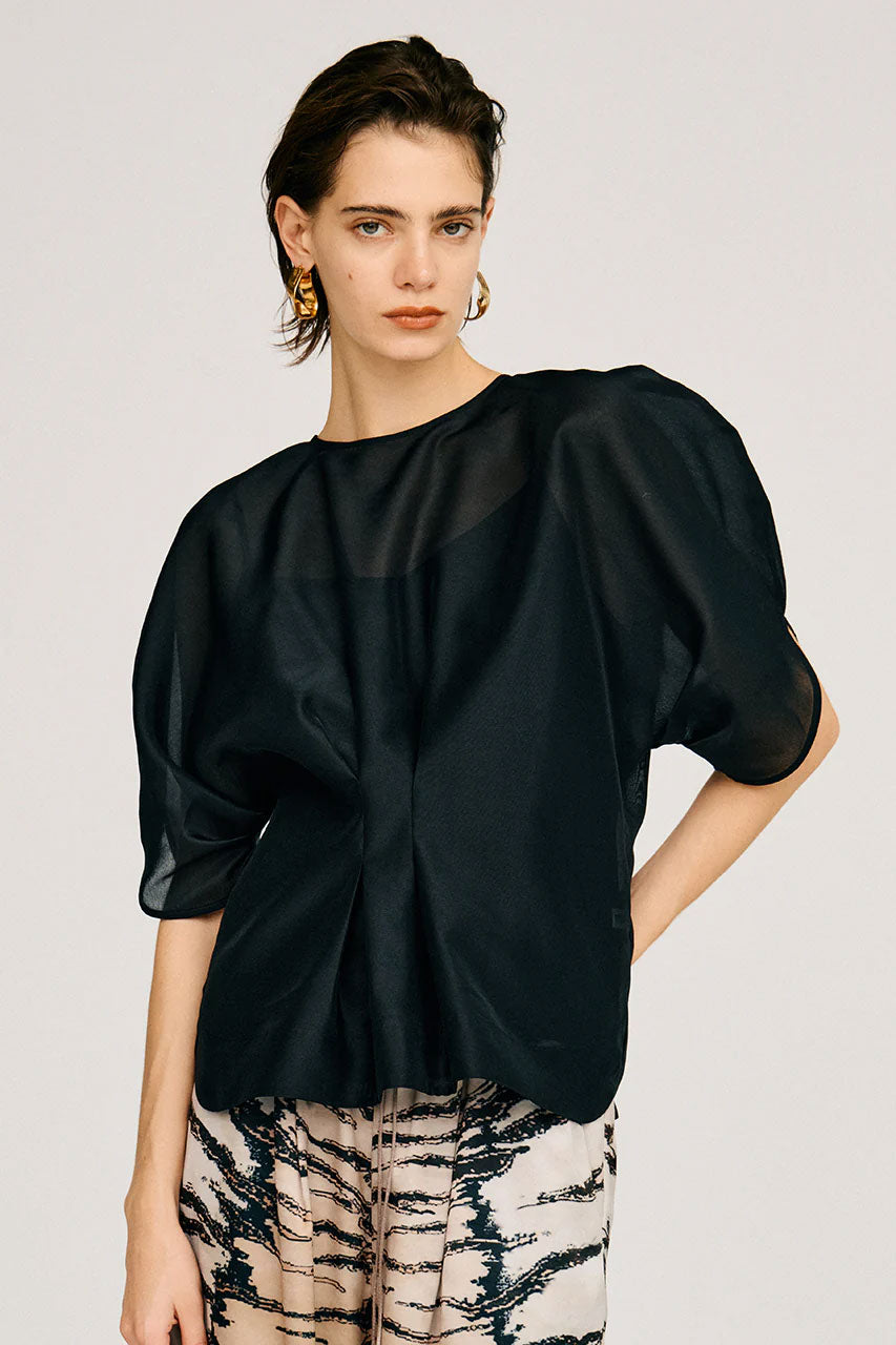 
                  
                    Organza Puff Top
                  
                