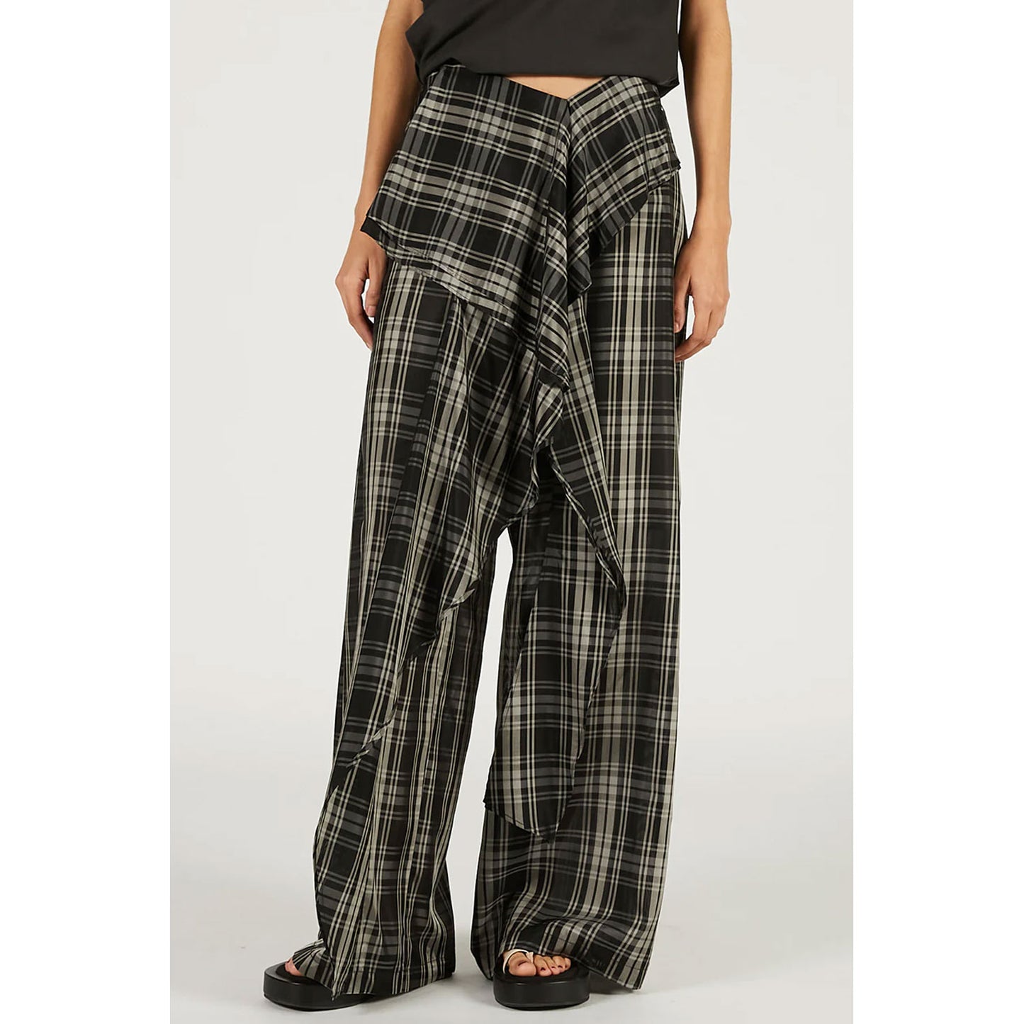 
                  
                    Wave Drape Pants -BEIGE-
                  
                