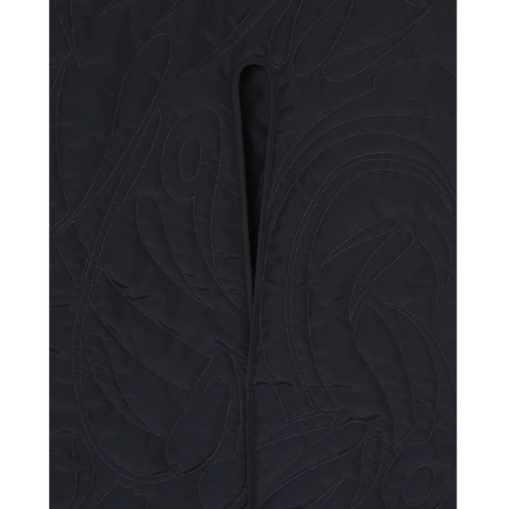 
                  
                    Silk Nylon Quilted Scarf - navy
                  
                