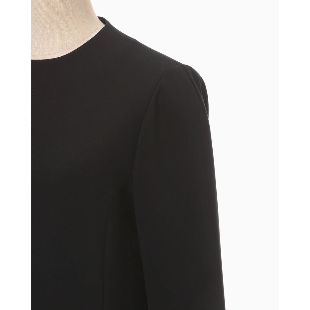 
                  
                    Embroidered Cuffs Top - black
                  
                