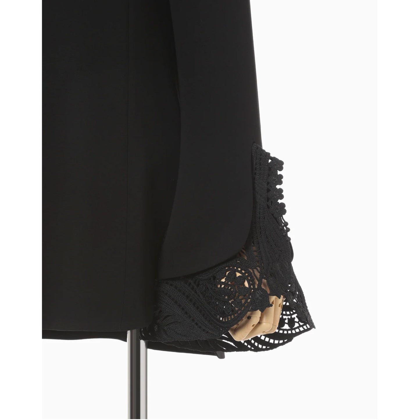 
                  
                    Embroidered Cuffs Top - black
                  
                