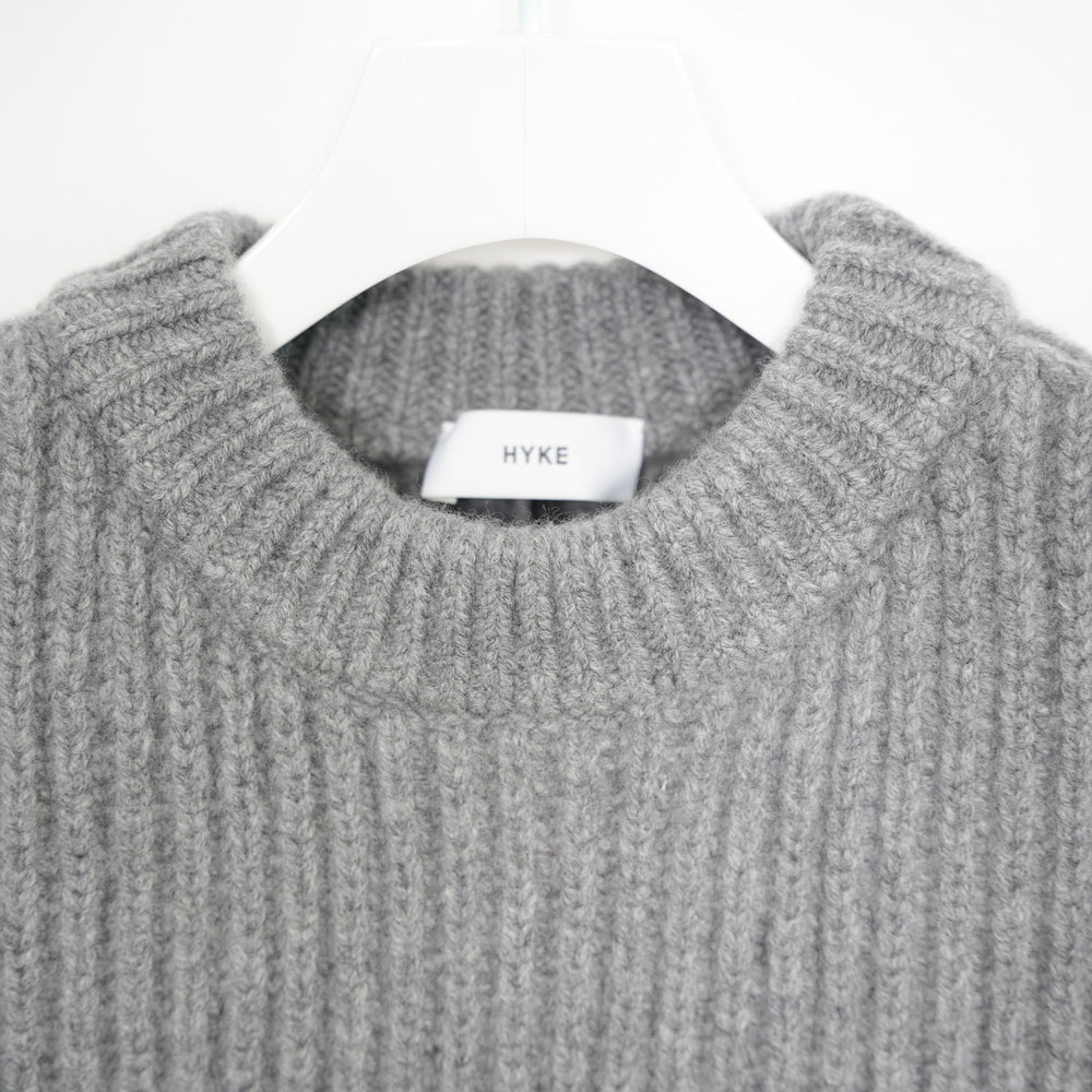 WOOL RIBBED SWEATER TOP FRINGE – OBLIGE 