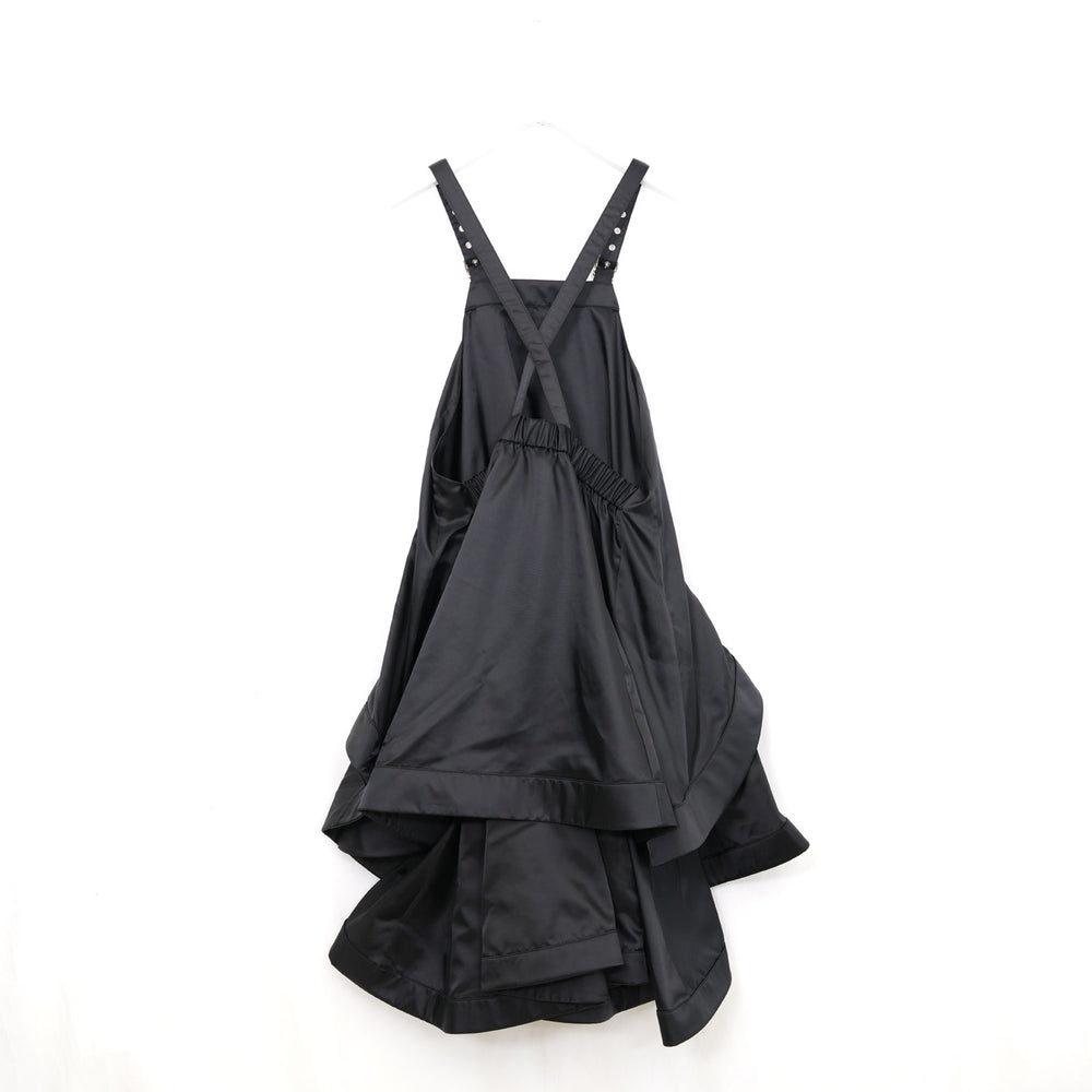 UNMINOU アンミヌ　ペプラム ジャンスカ　黒　フリルスカート ペプラムジャンパースカート-BLACK- – OBLIGE