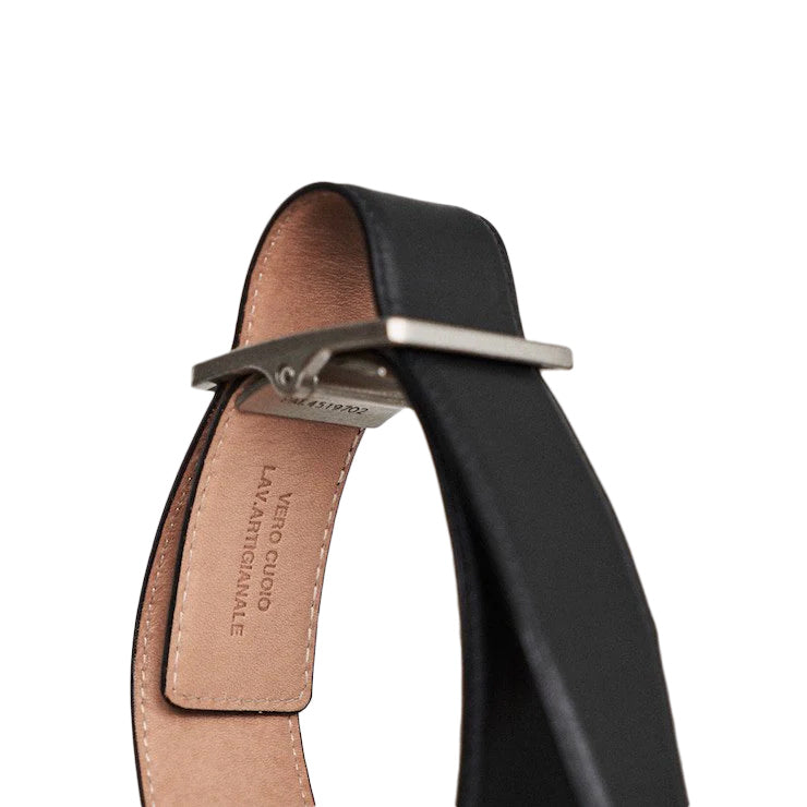 HOLELESS LEATHER CLASSIC BELT – OBLIGE