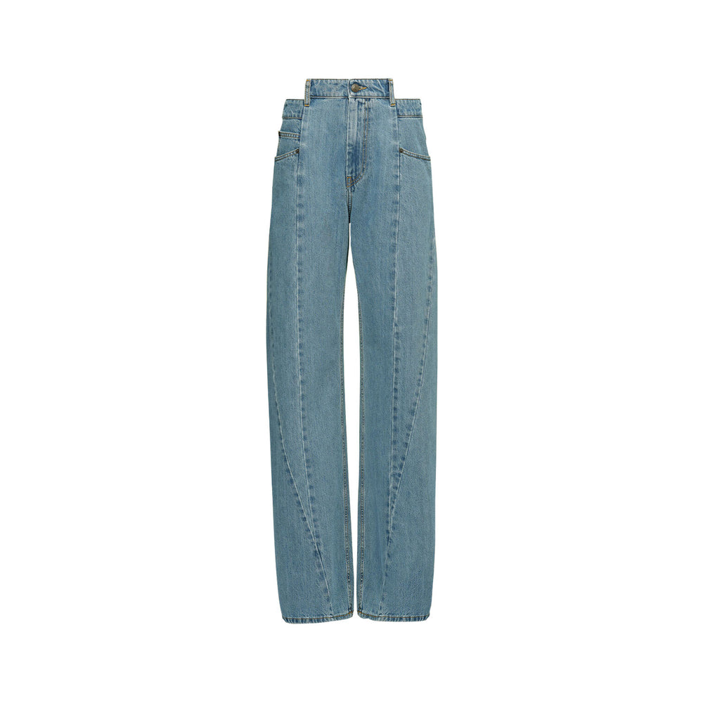 Denim jeans -BLUE-