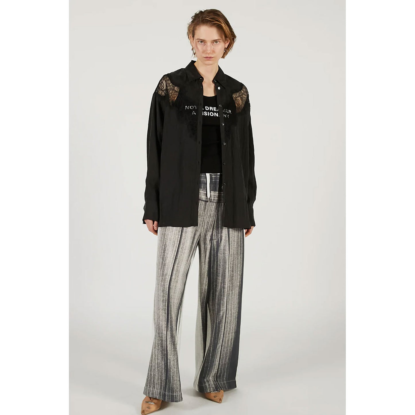 
                  
                    Lace Combination Shirts -MLTI-
                  
                