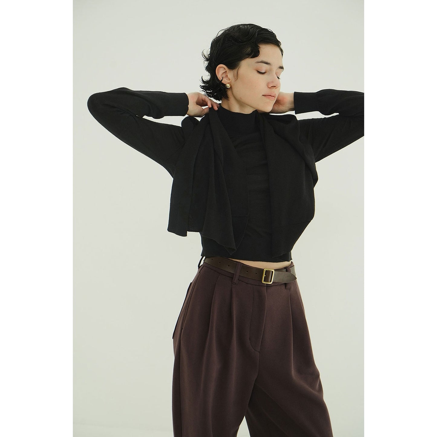 
                  
                    CAPE SET KNIT TOPS -CAMEL-
                  
                