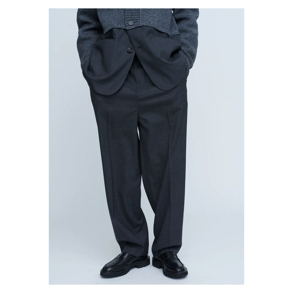 
                  
                    Wool Relax Pants -GREY-
                  
                