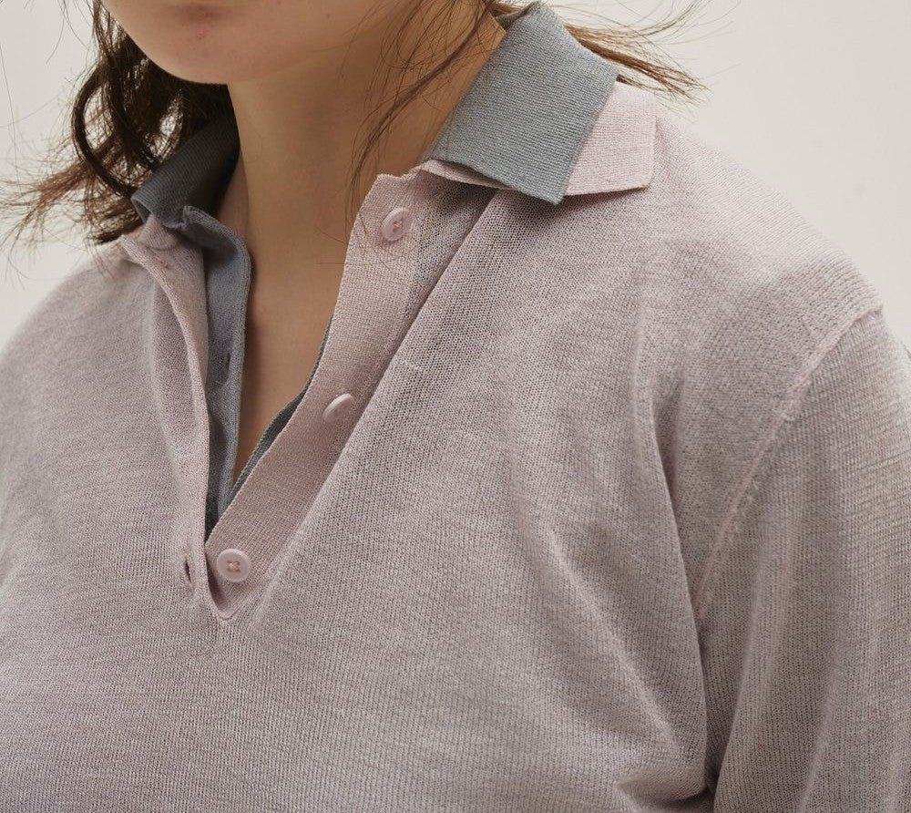 
                  
                    Layered Polo Knit
                  
                