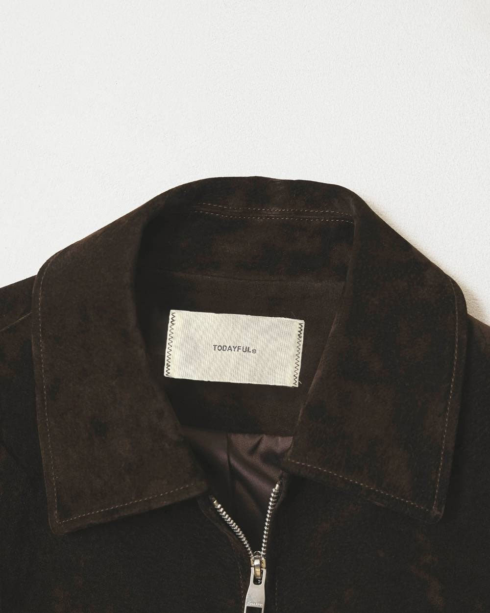 
                  
                    Suede Zip Blouson
                  
                