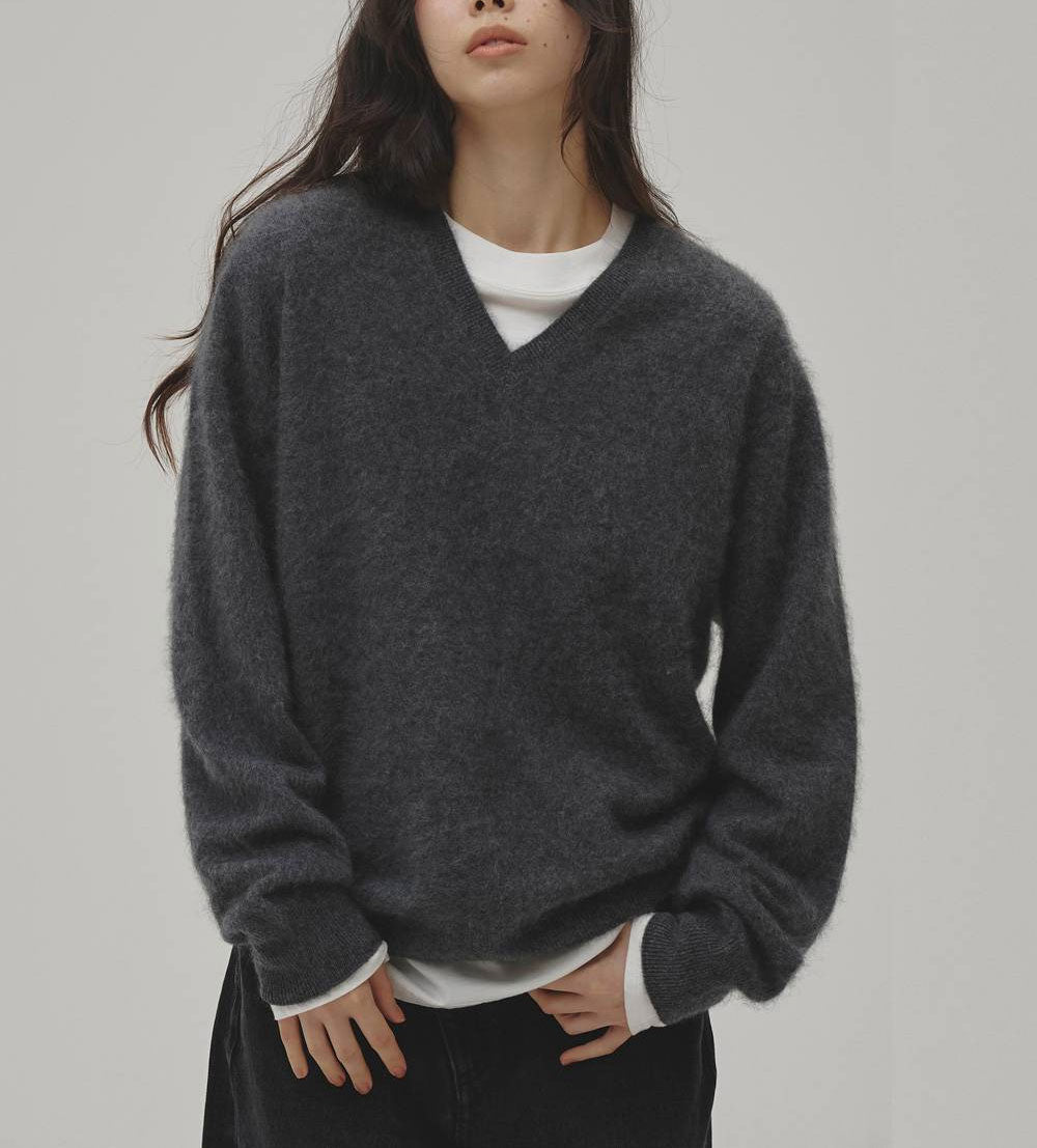 
                  
                    Woolcashmere Vneck Knit
                  
                