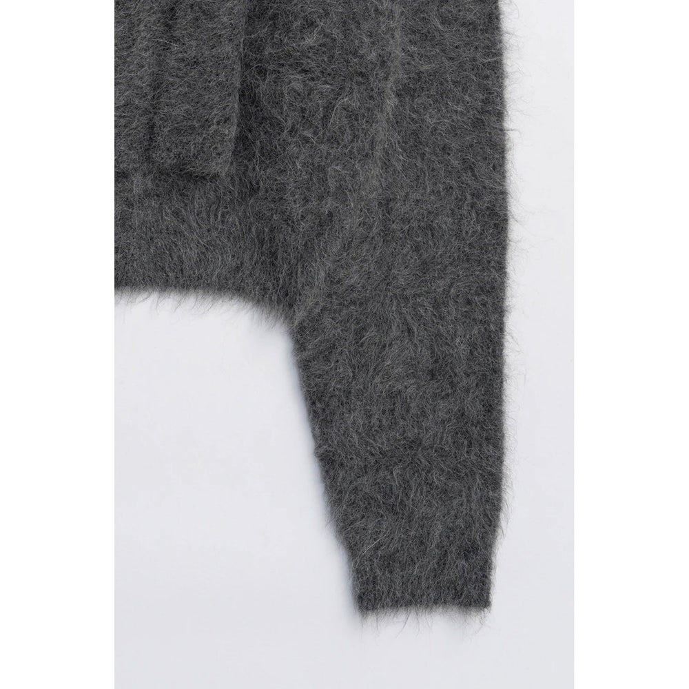 
                  
                    Alpaca Blend 2-Way Hoodie-C.GRY-
                  
                