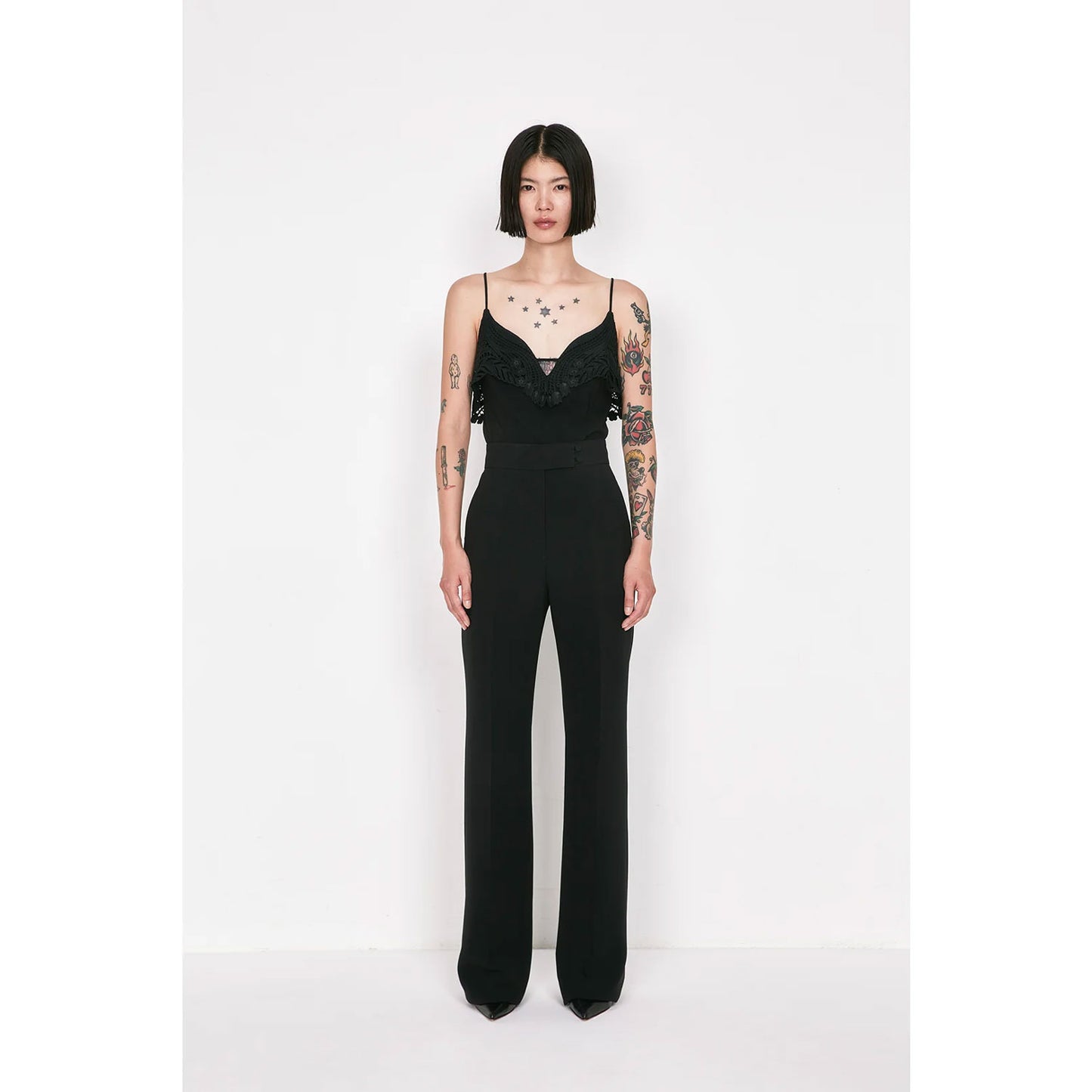 
                  
                    Embroidered Camisole Top - black
                  
                