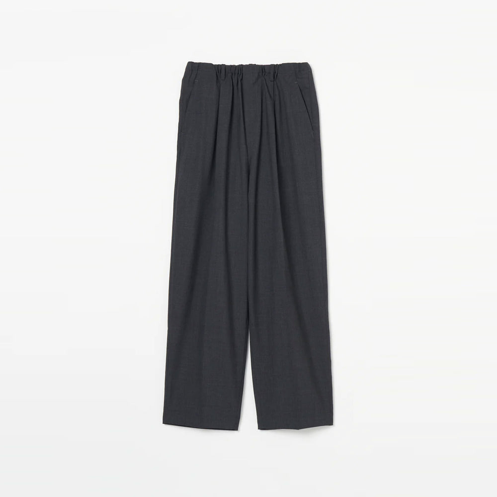 Wool Relax Pants -GREY-