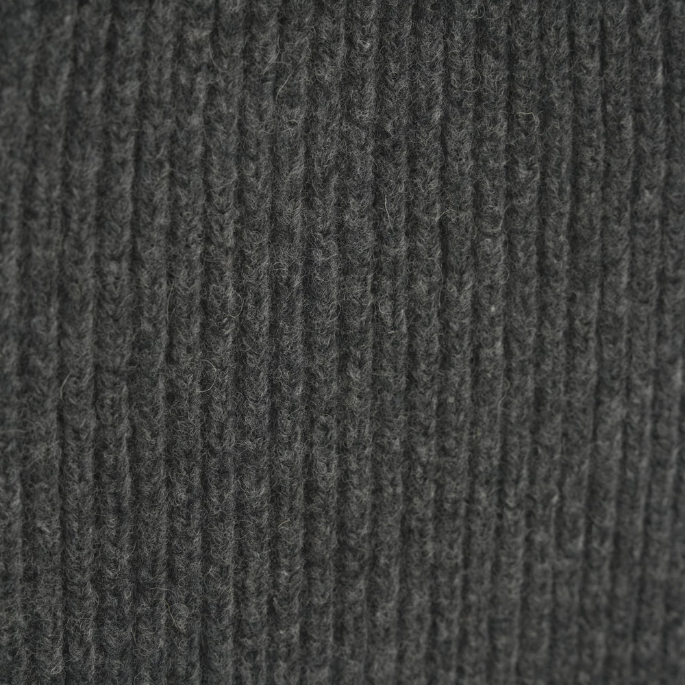
                  
                    RIBBED KNIT WOOL VEST-CAMEL-
                  
                