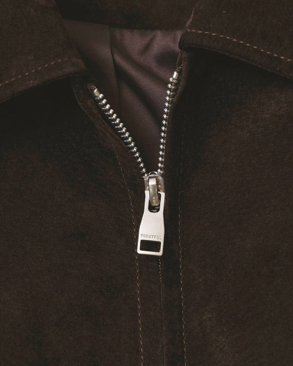 
                  
                    Suede Zip Blouson
                  
                