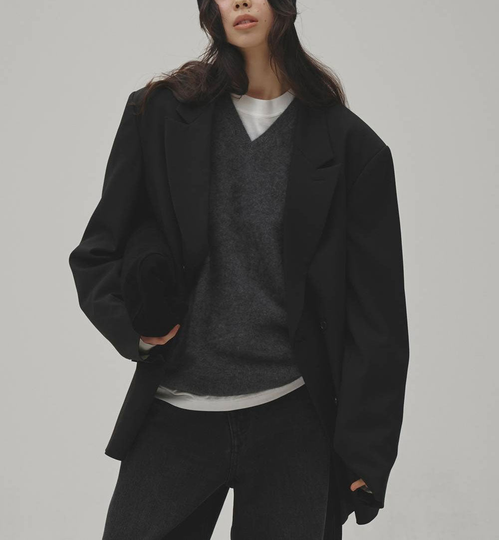 
                  
                    Woolcashmere Vneck Knit
                  
                