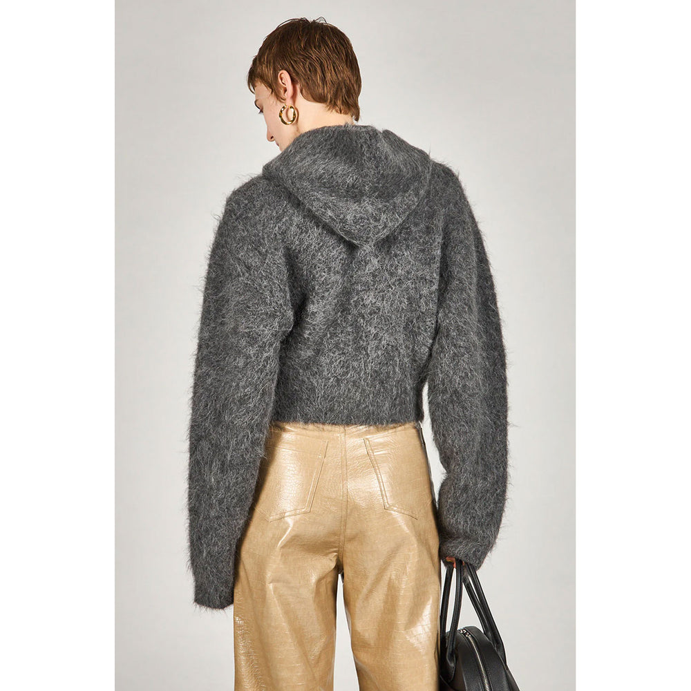 
                  
                    Alpaca Blend 2-Way Hoodie-C.GRY-
                  
                