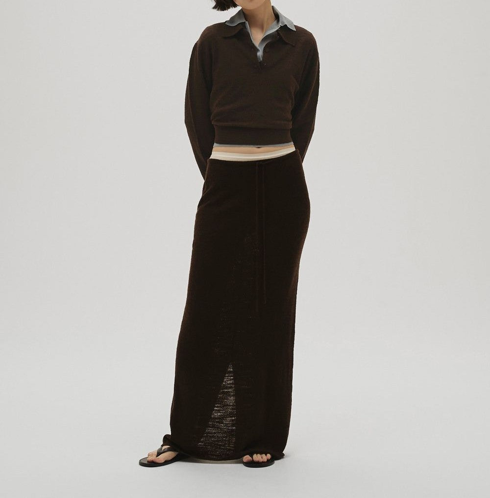 
                  
                    Layered Polo Knit
                  
                